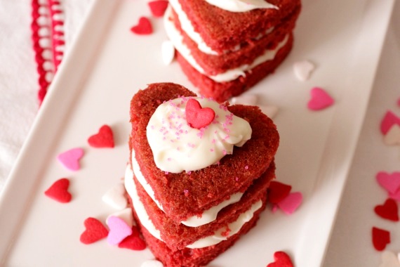 Red Velvet cookies de San Valentín