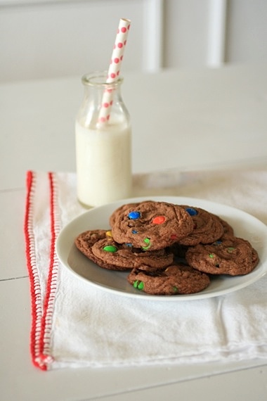 Malted Milk M&M Cookies - Lovin' From the Oven